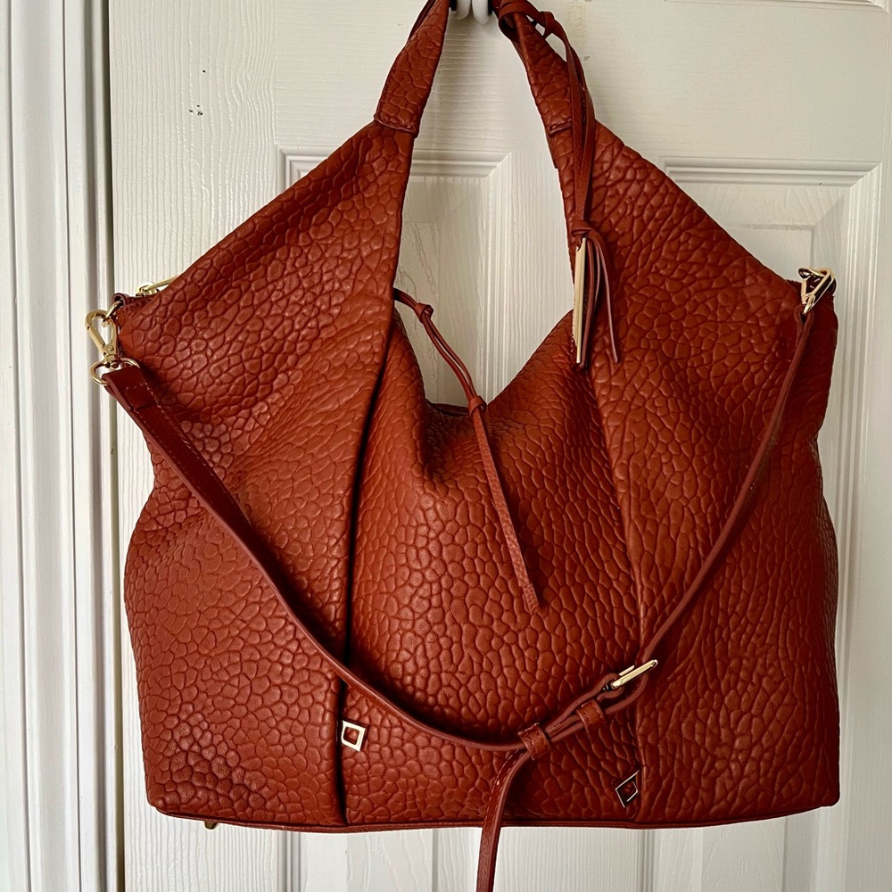 EUC-Vince Camuto Pebble Leather Shoulder/Crossbody Bag-Excellent Condition